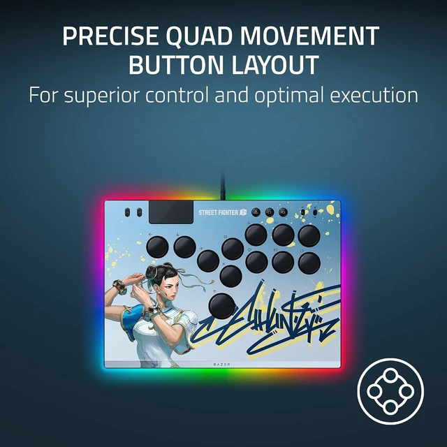 Alt view image 2 of 4 - Razer - Kitsune All-Button Optical Arcade Controller for PS5 and PC - SF6 Chun-Li Edition