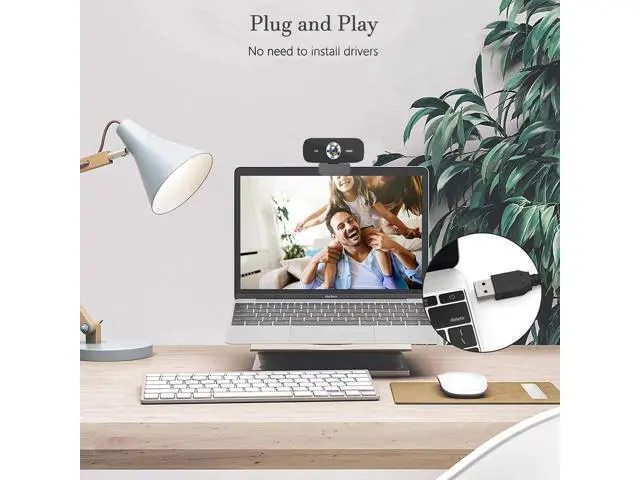 Alt view image 5 of 5 - YOUPECK C28 1080P 2K 4K HD Webcam with Privacy Cover and Tripod Stand, PC Camera with Noise-Cancelling Mic, Auto Light Correction, Plug and Play, Web Camera for Streaming, Zoom/Facetime (1080P HD)