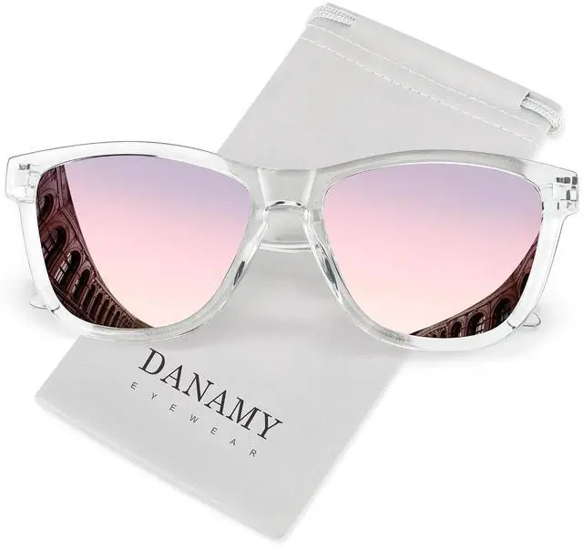 Main image of Sunglasses Womens Polarized Sunglasses for Women Trendy Designer Mirrored UV Protection Sun Glasses