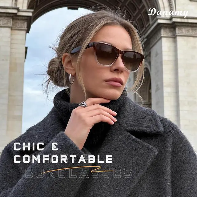 Alt view image 7 of 7 - Sunglasses Womens Polarized Sunglasses for Women Trendy Designer Mirrored UV Protection Sun Glasses