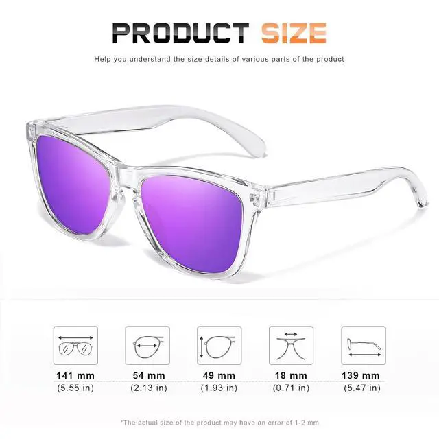 Alt view image 2 of 5 - Sunglasses Womens Polarized Sunglasses for Women Trendy Designer Mirrored UV Protection Sun Glasses