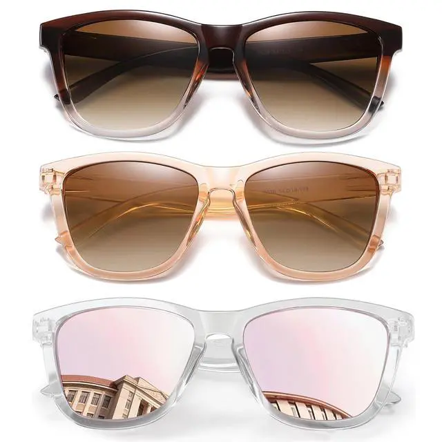 Main image of Sunglasses Womens Polarized Sunglasses for Women Trendy Designer Mirrored UV Protection Sun Glasses