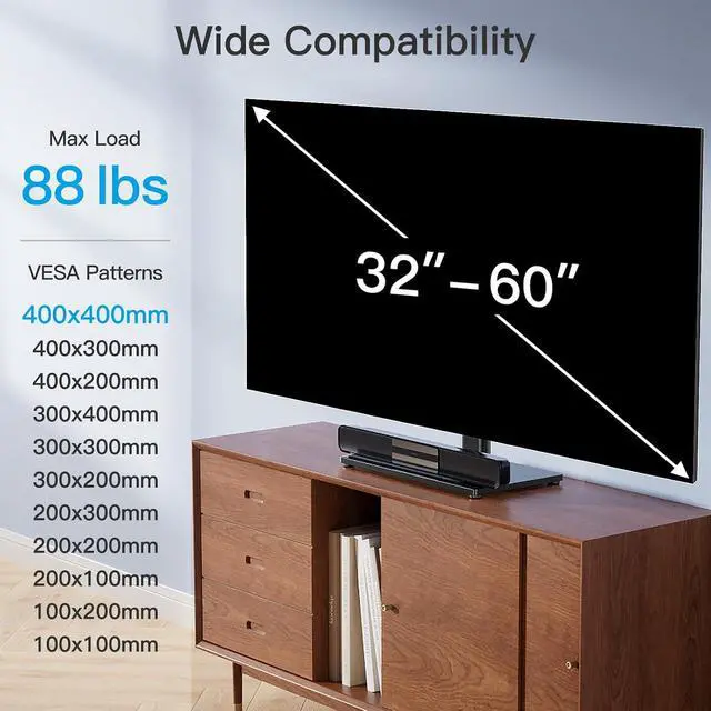 Alt view image 6 of 7 - Universal TV Stand PSTVS04&PSTVS09