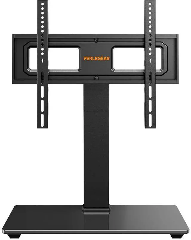 Main image of Universal Swivel TV Stand Base for 3270 inch TVs, Height Adjustable Table Top TV Stand Mount with Tilt, Tempered Glass Base, Holds up to 88 lbs
