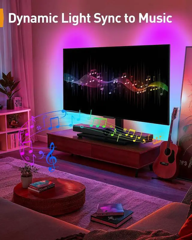Alt view image 4 of 7 - Universal Swivel TV Stand with LED Lights for 3070 inch TVs, Height Adjustable Table Top TV Stand with Tilt, Tempered Glass Base, Holds up to 88 lbs, Max VESA 400x400mm, PGTVS32B