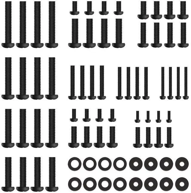 Main image of Universal TV Mounting Hardware Kit Fits Most TVs Includes M4, M5, M6 and M8 TV Screws, Washers and Spacers for TV and Monitor Mounting up to 80 inches