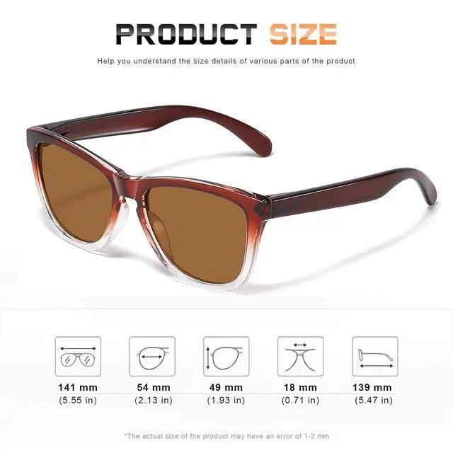 Alt view image 4 of 7 - Sunglasses Womens Polarized Sunglasses for Women Trendy Designer Mirrored UV Protection Sun Glasses
