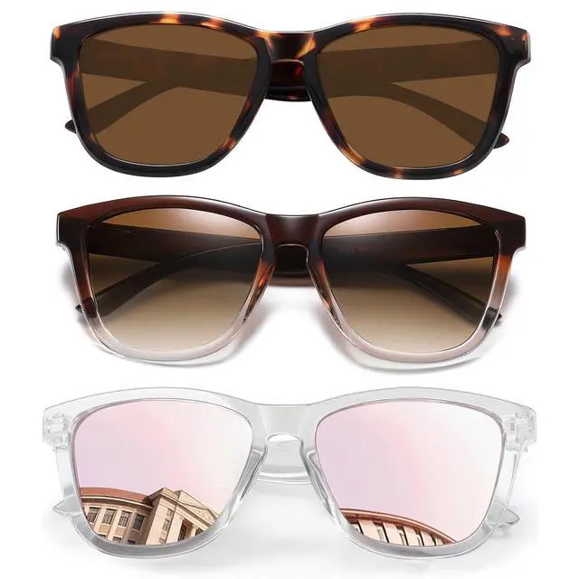 Main image of Sunglasses Womens Polarized Sunglasses for Women Trendy Designer Mirrored UV Protection Sun Glasses