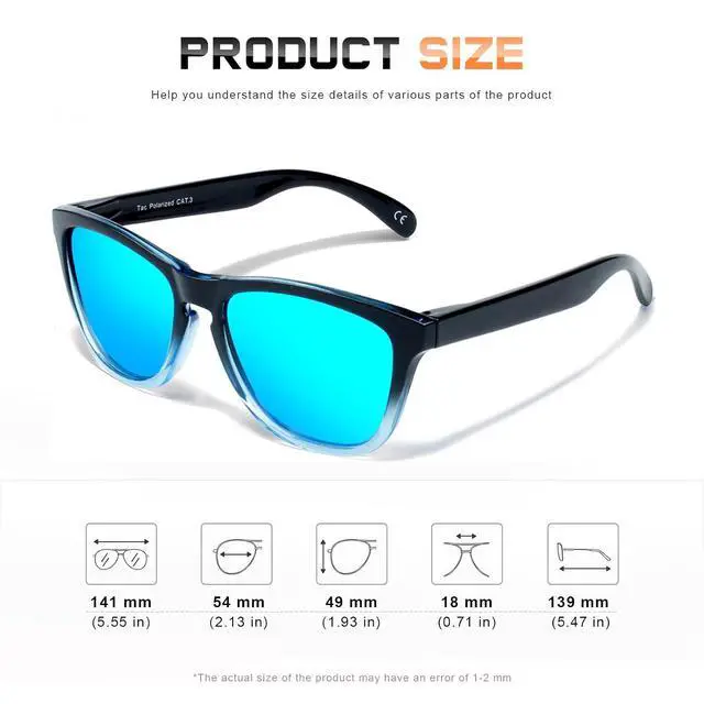 Alt view image 2 of 5 - Sunglasses Womens Polarized Sunglasses for Women Trendy Designer Mirrored UV Protection Sun Glasses