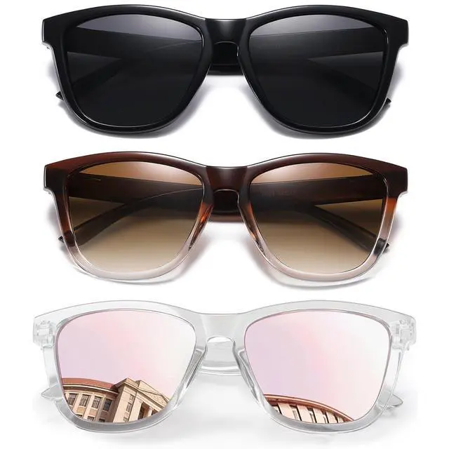 Main image of Sunglasses Womens Polarized Sunglasses for Women Trendy Designer Mirrored UV Protection Sun Glasses