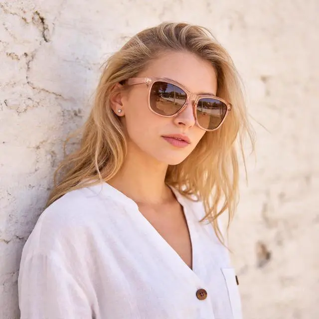 Alt view image 3 of 7 - Sunglasses Womens Polarized Sunglasses for Women Trendy Designer Mirrored UV Protection Sun Glasses