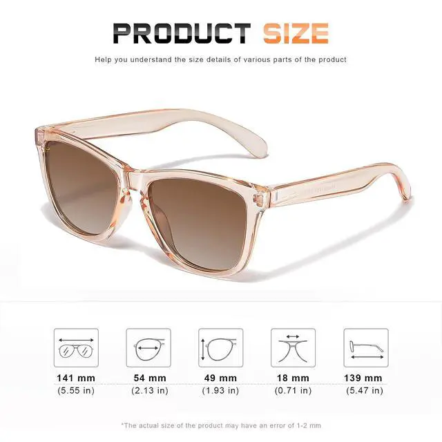 Alt view image 4 of 7 - Sunglasses Womens Polarized Sunglasses for Women Trendy Designer Mirrored UV Protection Sun Glasses