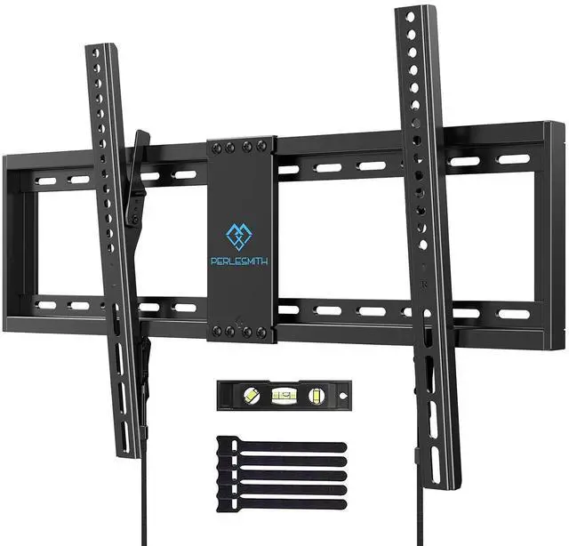 Main image of UL Listed TV Mount for Most 37-85 inch TV, Universal Tilt TV Wall Mount Fits 16- 24 Wood Stud with Loading 132 lbs & Max VESA 600x400mm, Low Profile Flat Wall Mount Bracket PSLTK1