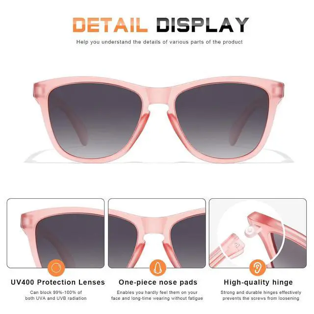 Alt view image 3 of 5 - Sunglasses Womens Polarized Sunglasses for Women Trendy Designer Mirrored UV Protection Sun Glasses