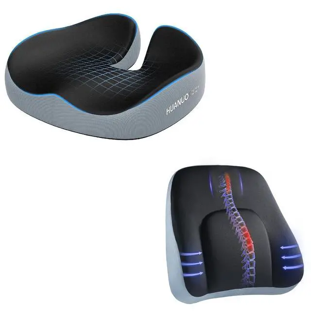 Main image of Seat Cushion for Office Chairs, Lumbar Support Pillow for Office Chair