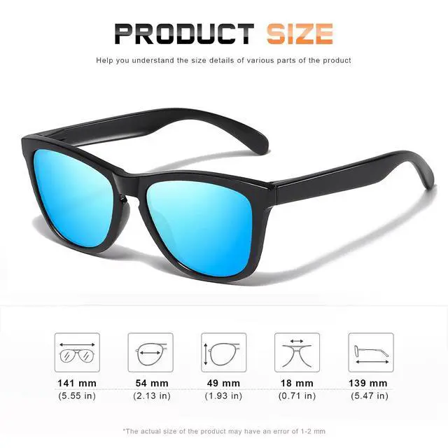 Alt view image 2 of 5 - Sunglasses Womens Polarized Sunglasses for Women Trendy Designer Mirrored UV Protection Sun Glasses
