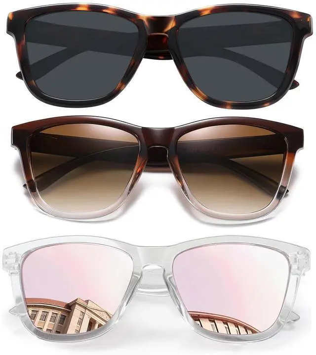 Main image of Sunglasses Womens Polarized Sunglasses for Women Trendy Designer Mirrored UV Protection Sun Glasses
