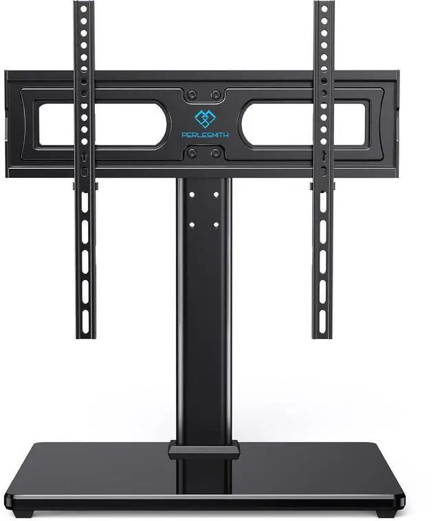 Main image of Universal TV Stand Table Top TV Base for 32 to 65 inch LCD LED OLED 4K Flat Screen TVs-Height Adjustable TV Mount Stand with Tempered Glass Base,VESA 400x400mm,Holds up to 88lbs,PSTVS15