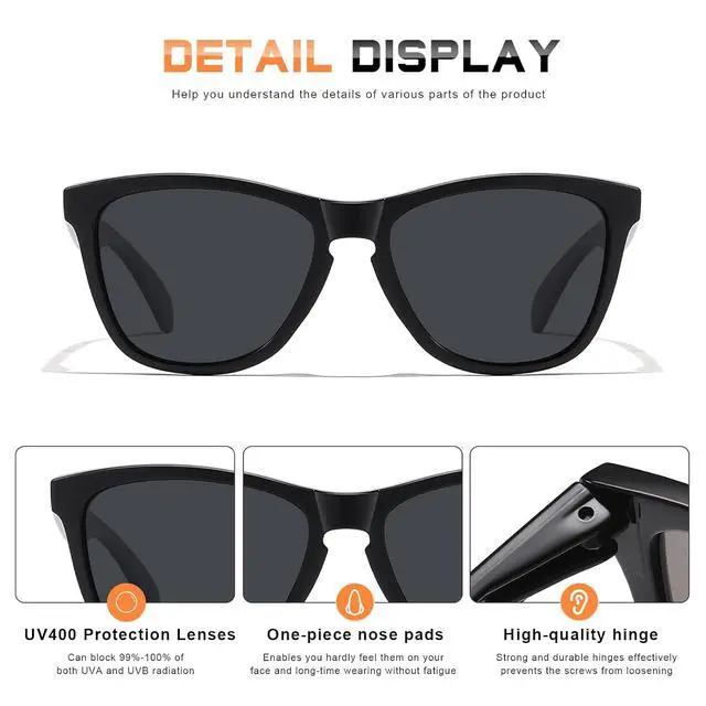 Alt view image 3 of 6 - Sunglasses Womens Polarized Sunglasses for Women Trendy Designer Mirrored UV Protection Sun Glasses