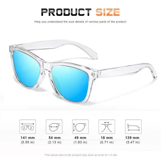 Alt view image 4 of 7 - Sunglasses Womens Polarized Sunglasses for Women Trendy Designer Mirrored UV Protection Sun Glasses