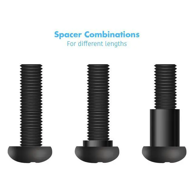 Alt view image 5 of 7 - Universal TV Mounting Hardware Kit - Fits Most TVs, Includes M4, M5, M6 and M8 Screws, Washers and Spacers for Mounting up to 80 Inches