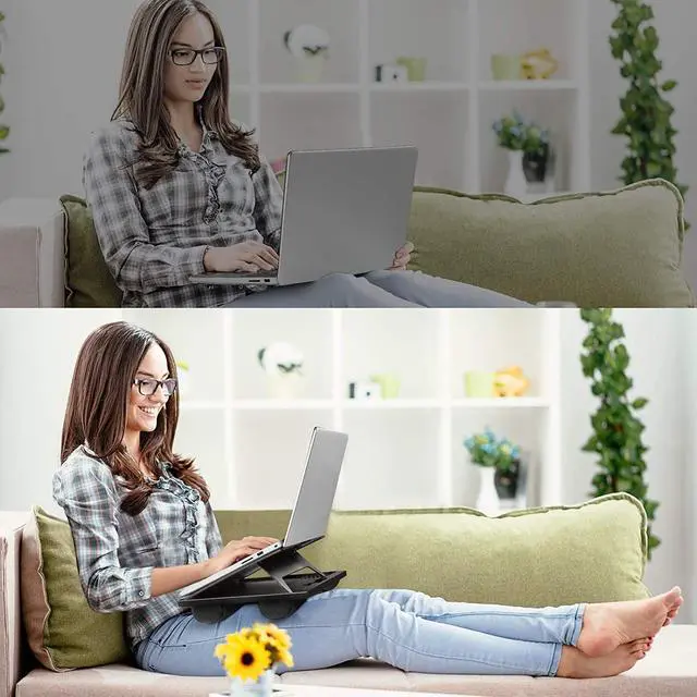Alt view image 6 of 7 - Adjustable Laptop Stand with 8 Angles