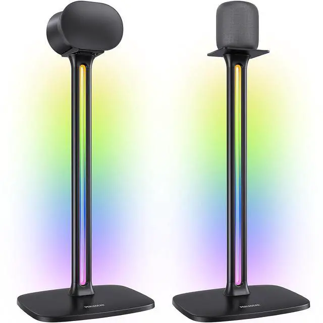 Main image of Speaker Stands Pair Sonicbeam with RGB Lighting for Sonos Era 300, Era 100 & One SL, Universal Surround Sound Speaker Stand Holds to 22 lbs with Cable Management, App & Remote Control