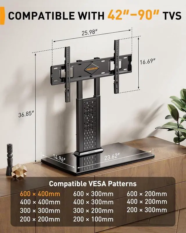 Alt view image 3 of 7 - TV Stand PGTVS36 & PGFLS34B