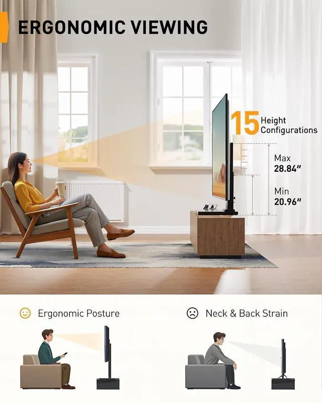 Alt view image 5 of 7 - TV Stand PGTVS36 & PGFLS34B
