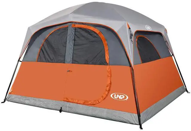 Main image of Tents 6 Person Waterproof Windproof Easy Setup,Double Layer Family Camping Tent with 1 Mesh Door & 5 Large Mesh Windows -10'X9'X78in(H)