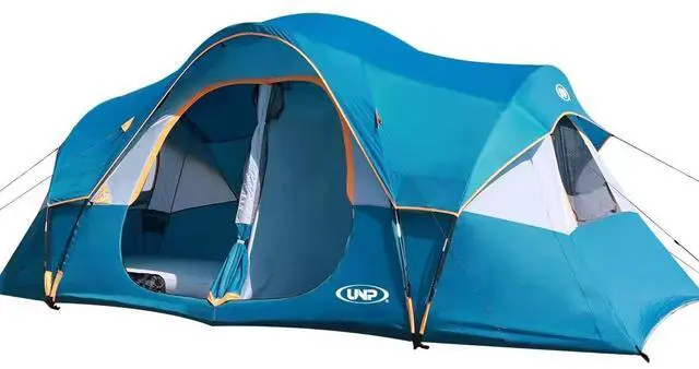 Main image of Camping Tent 10-Person-Family Tents, Parties, Music Festival Tent, Big, Easy Up, 5 Large Mesh Windows, Double Layer, 2 Room, Waterproof, Weather Resistant, 18ft x 9ft x78in