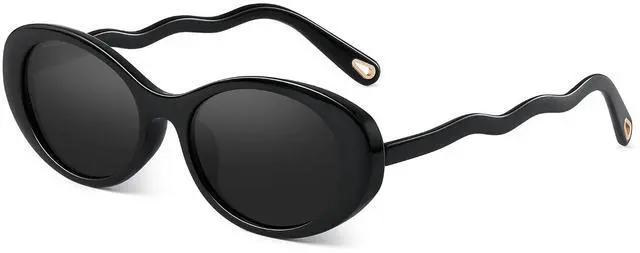 Main image of Sunglasses Womens Retro Oval Sunglasses for Women 90s Vintage Lightweight UV400 Protection Trendy Shades