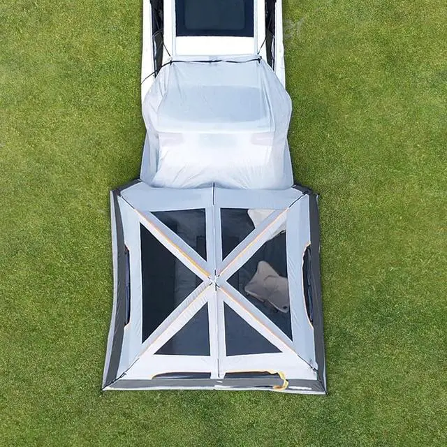 Alt view image 6 of 7 - SUV Tent for Camping, 6-Person SUV Tailgate Tent - Easy Set Up with Rainfly, 10'x9'x78in(H)