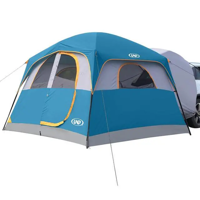 Alt view image 7 of 7 - SUV Tent for Camping, 6-Person SUV Tailgate Tent - Easy Set Up with Rainfly, 10'x9'x78in(H)