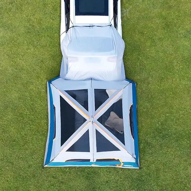 Alt view image 6 of 7 - SUV Tent for Camping, 6-Person SUV Tailgate Tent - Easy Set Up with Rainfly, 10'x9'x78in(H)