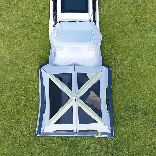 Alt view image 6 of 7 - SUV Tent for Camping, 6-Person SUV Tailgate Tent - Easy Set Up with Rainfly, 10'x9'x78in(H)