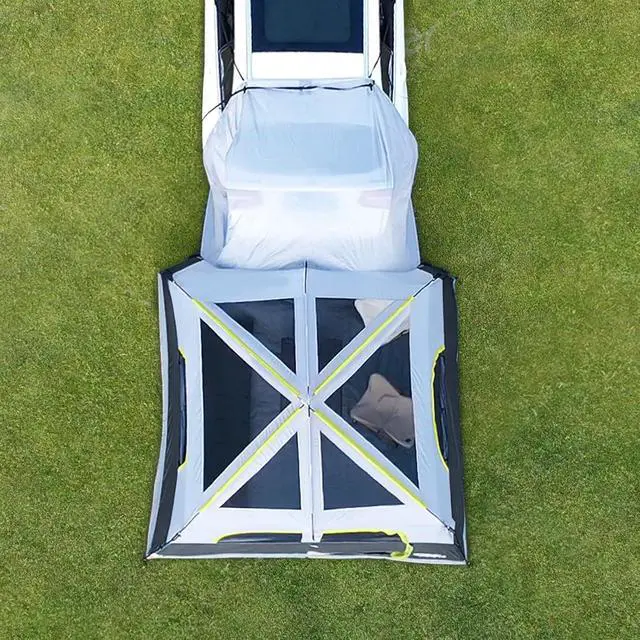 Alt view image 6 of 7 - SUV Tent for Camping, 6-Person SUV Tailgate Tent - Easy Set Up with Rainfly, 10'x9'x78in(H)