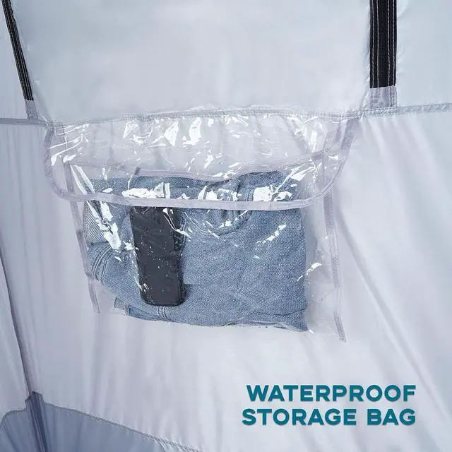 Alt view image 3 of 6 - Shower Tent, Outdoor Camping Privacy Shelter-Dressing Changing Room-Portable Toilet Tent for Hiking Sun Shelter Picnic Fishing