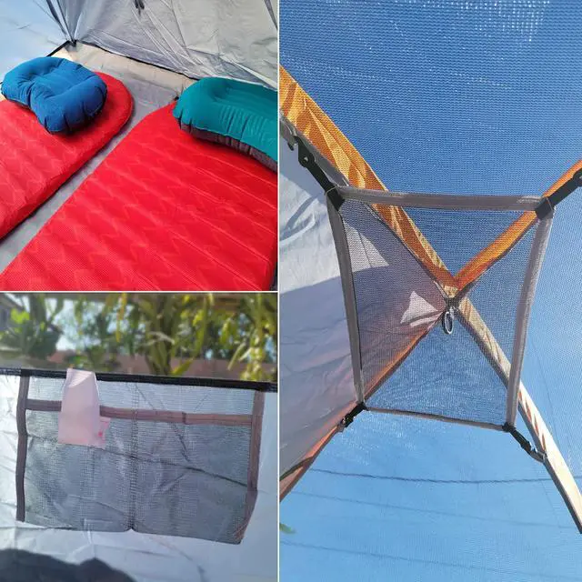 Alt view image 3 of 7 - Camping Tent 2-4 Person, Waterproof Windproof Tent with Rainfly Easy Set up-Portable Dome Tents for Camping
