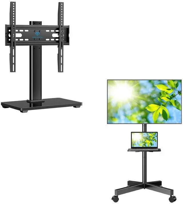 Main image of Mobile TV Stand for 23-60 Inch LCD LED Flat/Curved Panel Screen TVs