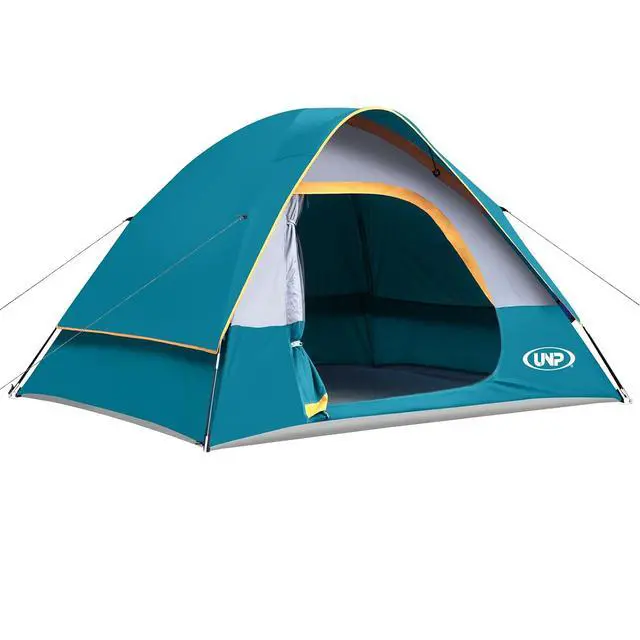 Alt view image 4 of 7 - Camping Tent 2-4 Person, Waterproof Windproof Tent with Rainfly Easy Set up-Portable Dome Tents for Camping
