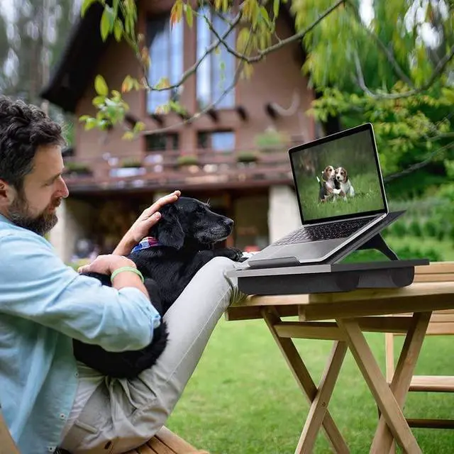 Alt view image 4 of 7 - Adjustable Laptop Stand with 8 Angles