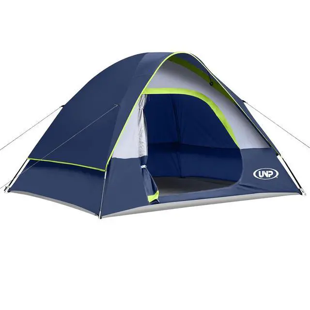 Alt view image 2 of 7 - Camping Tent 2-4 Person, Waterproof Windproof Tent with Rainfly Easy Set up-Portable Dome Tents for Camping