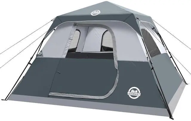 Main image of Instant Tents for Camping 6 Person Tent Waterproof Easy Setup Sets Up Backpacking Tents with Carry Bag for Outdoor Hiking