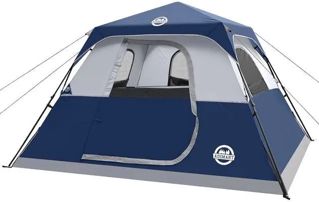 Main image of Instant Tents for Camping 6 Person Tent Waterproof Easy Setup Sets Up Backpacking Tents with Carry Bag for Outdoor Hiking