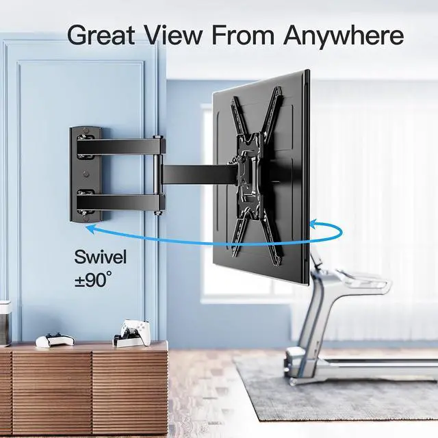 Alt view image 5 of 7 - UL Listed TV Wall Mount for 26-60 inch TVs up to 77lbs VESA 400x400mm PSMFK12, Fixed TV Wall Mount for Most 26-60 inch TVs up to 115lb VESA 400x400mm PSML1
