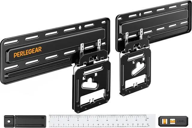 Main image of Ultra Slim TV Wall Mount 0.3 Low Profile, Compatible with 43- 86 Flat TV, Neo QLED, Frame TV, Flush Mount Flat Mount Bracket, Micro Gap, Holds up to 132 lbs, Blends Into Any Interior