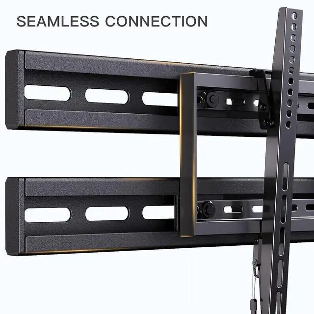 Alt view image 5 of 6 - TV Wall Mount Extension Bracket, 16'-24' Wood Stud Fitting, Universal TV Wall Plate, Sliding Bracket, Holds 132lbs - PGUE1