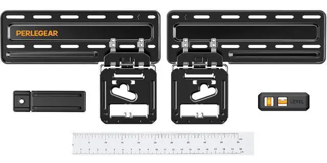 Main image of Low Profile Fix TV Wall Mount for 42- 86 Flat and Neo QLED Frame TVs, Only 0.3 Ultra Slim TV Wall Mount, Flush Mount Flat TV Mount Bracket, Holds up to 132 lbs