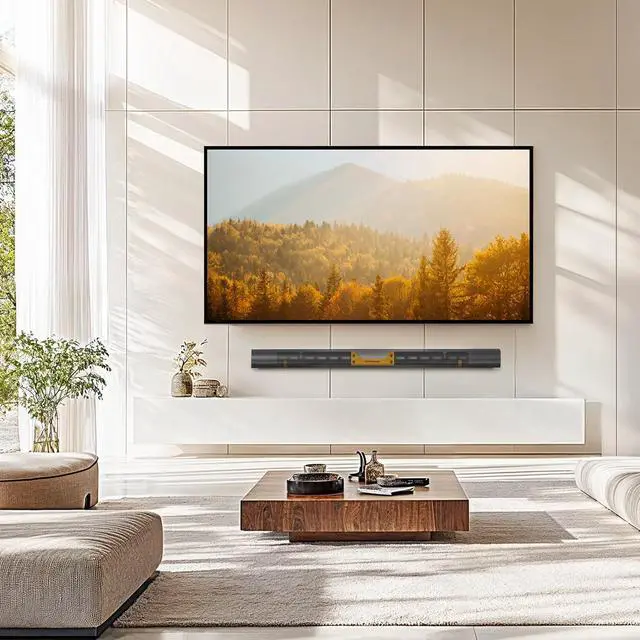Alt view image 6 of 7 - Soundbar Wall Mount Compatible with Sonos Arc and Sonos Arc Ultra, Sound Bar Mount on Wall Under TV, Hidden Design, Optional Smart EQ Optimization Switch, Sturdy Steel Structure